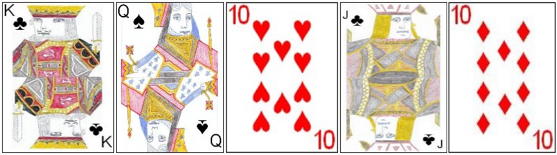 Combination high in Card Yacht Combination high in Card Yacht