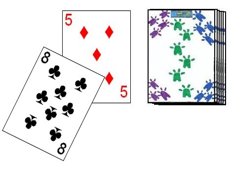 Playing an eight Playing an eight