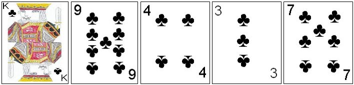 Flush combination in Card Yacht Flush combination in Card Yacht