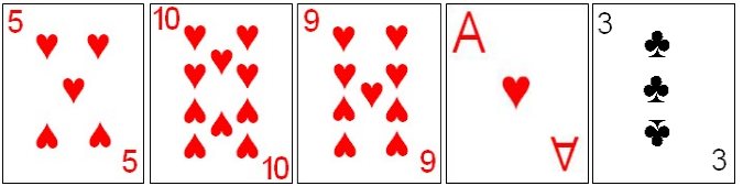 Hearts category in Card Yacht Hearts category in Card Yacht