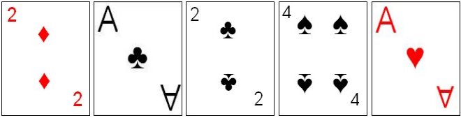 Combination Low in Card Yacht Combination Low in Card Yacht