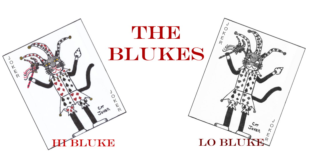 The Blukes in the card game Bluke The Blukes in the card game Bluke