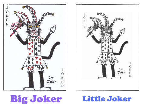 Big and little Joker in Pluck Big and little Joker in Pluck
