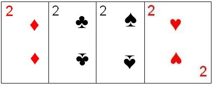 Four twos combination in Zheng Fen Four twos combination in Zheng Fen
