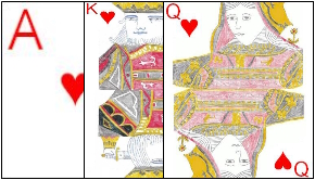 Example Royal Flush combiunation in Kitti Example Royal Flush combination in Kitti