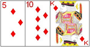 Five, ten, King, same suit combination in Zheng Fen Five, ten, King, same suit in Zheng Fen