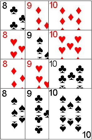 Sequence of quartets combination in Zheng Fen Sequence of quartets combination in Zheng Fen