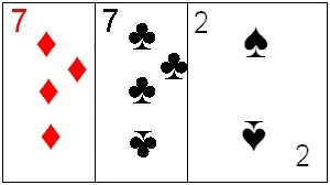 Example of a Pair combination Example of a Paired combination