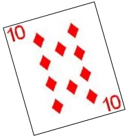 Ten of diamonds in Kontsina Ten of diamonds in Kontsina