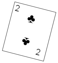 Two of clubs in Kontsina Two of clubs in Kontsina