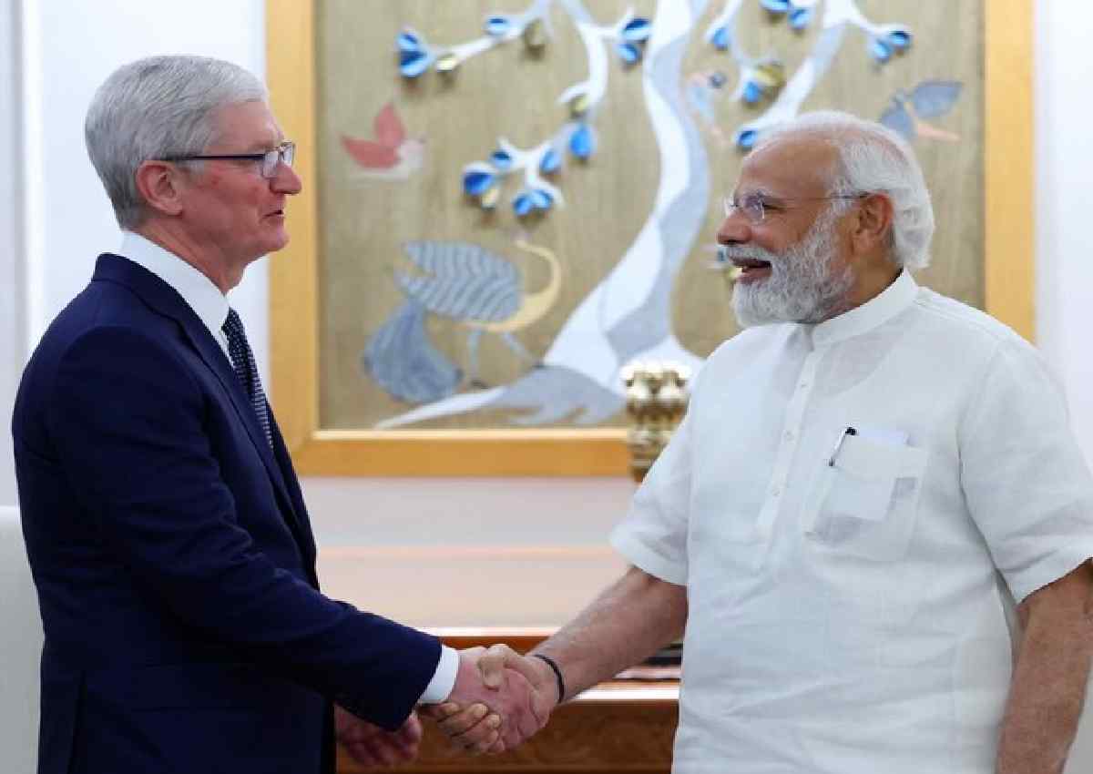 Apple CEO meets PM Modi