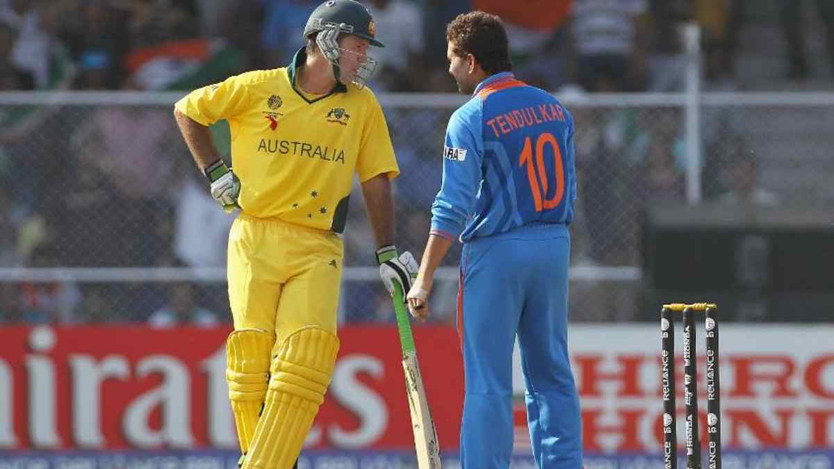 Ricky Ponting and Sachin Tendulkar