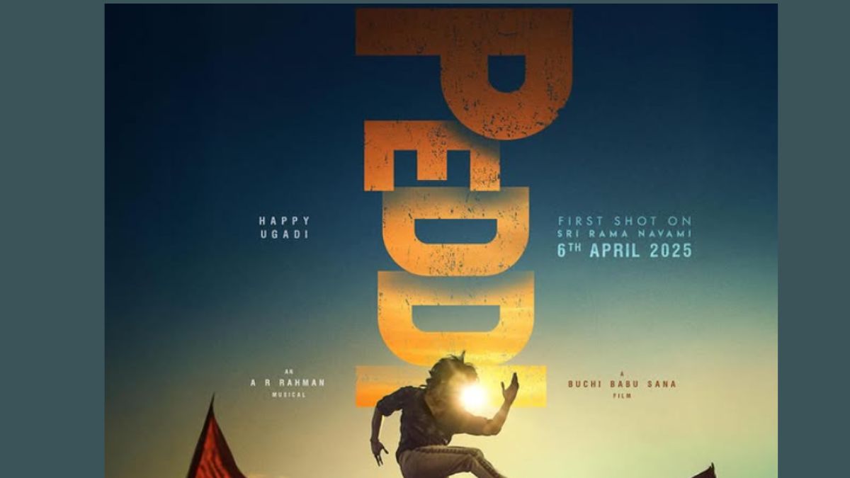 Ram Charan’s Fierce Look Unveiled In New ‘Peddi’ Poster- First Glimpse Video To Drop Soon!