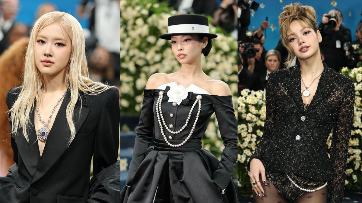 Rose, Jennie and Lisa at Met Gala 2025