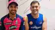 Dhruv Jurel and MS Dhoni